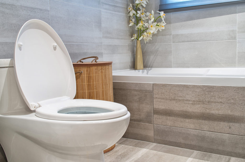 Modern bathroom in luxury house